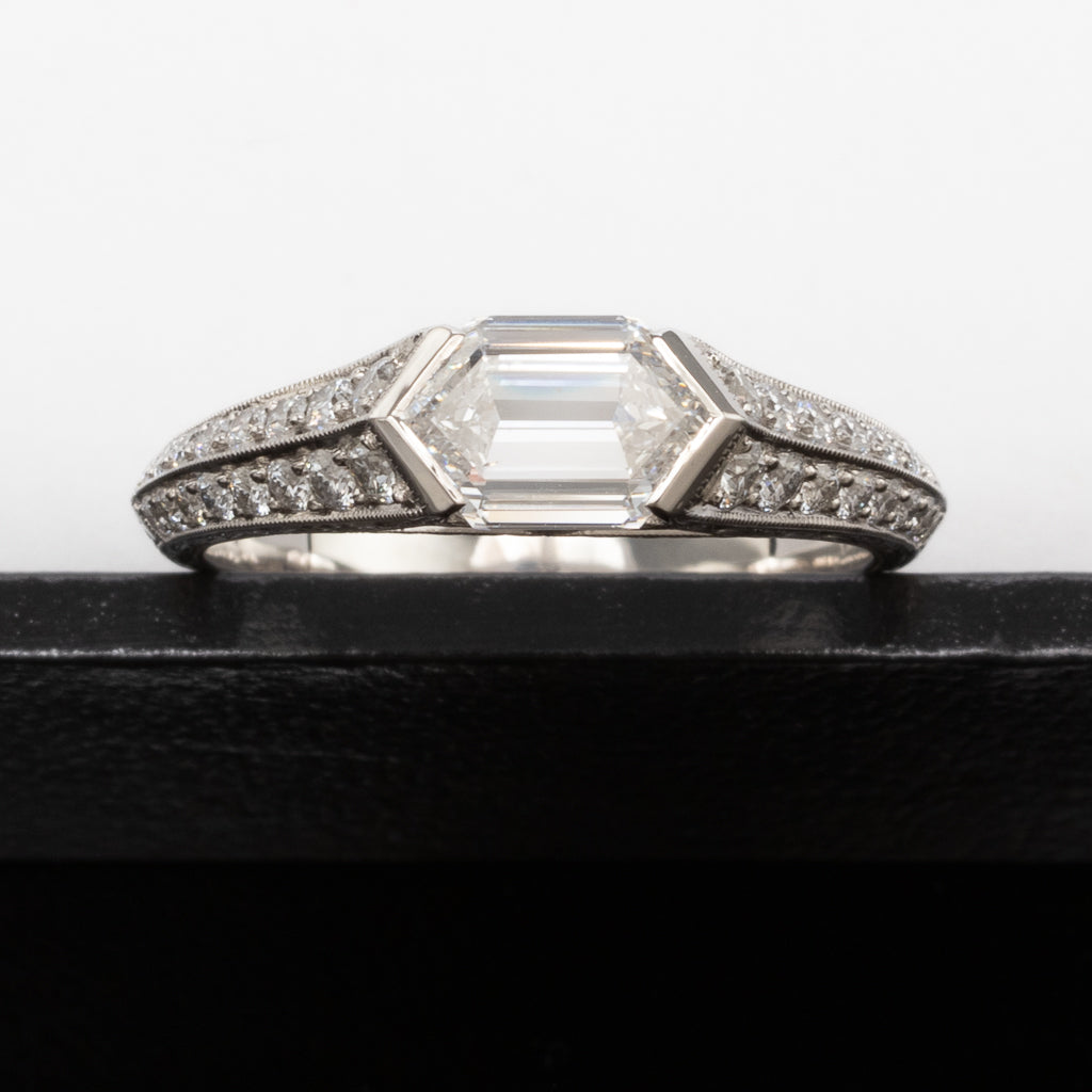 1.00ct Hexagonal Diamond Ring