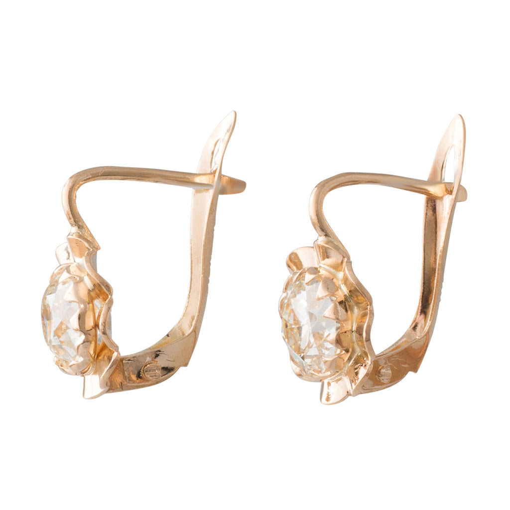 Floral Diamond Earrings