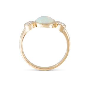 Opal & Diamond Ring