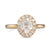 0.90ct Oval Diamond Cluster Ring