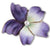 Violet Enamel Flower