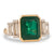 4.08ct Emerald and Diamond Ring