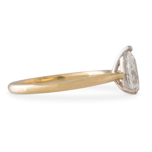 1.00ct Pear Cut Diamond Ring