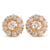 Diamond Cluster Stud Earrings