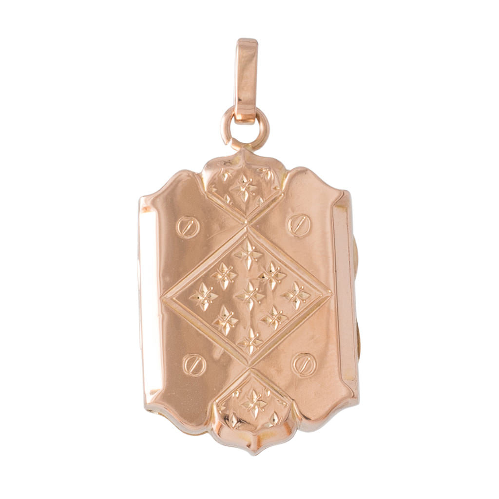 Antique Shield Shaped Locket