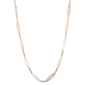 Rose Gold Fancy Link Chain