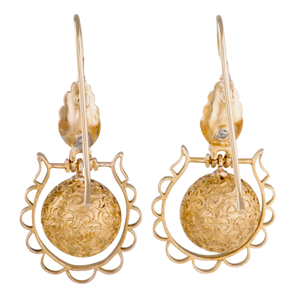 Victorian Gold Earrings