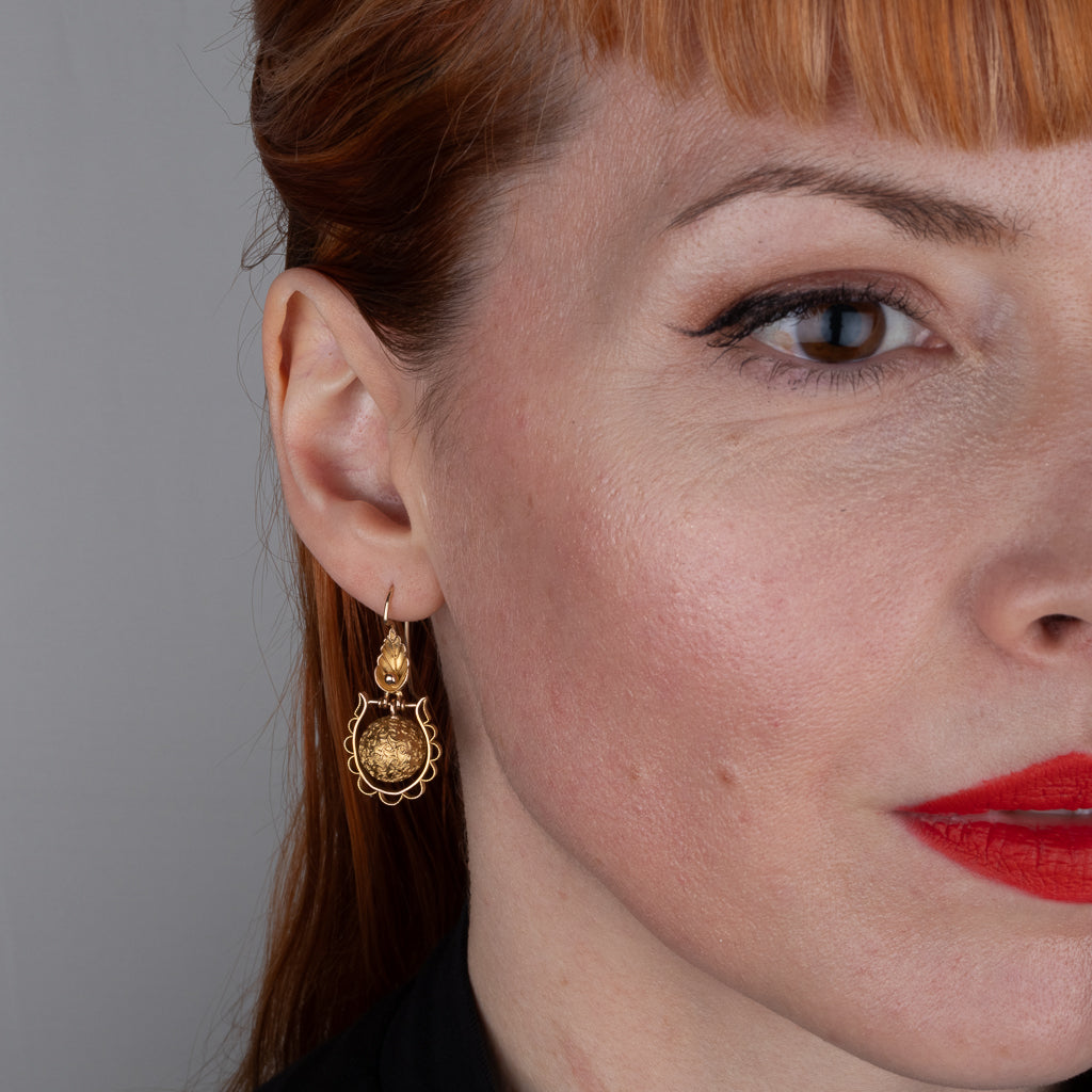 Victorian Gold Earrings