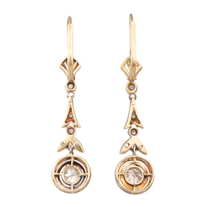 Antique Diamond Drop Earrings