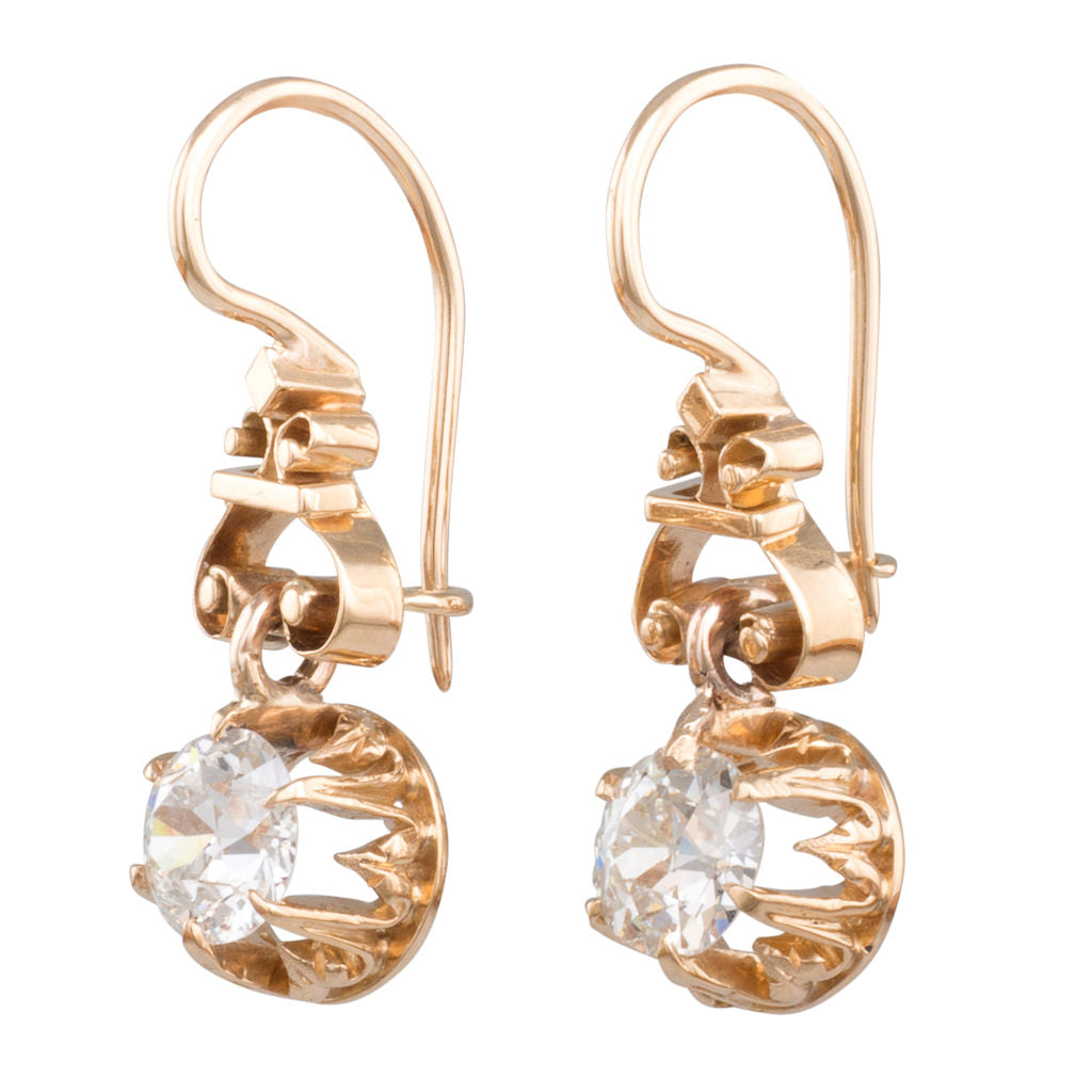 Antique Diamond Earrings