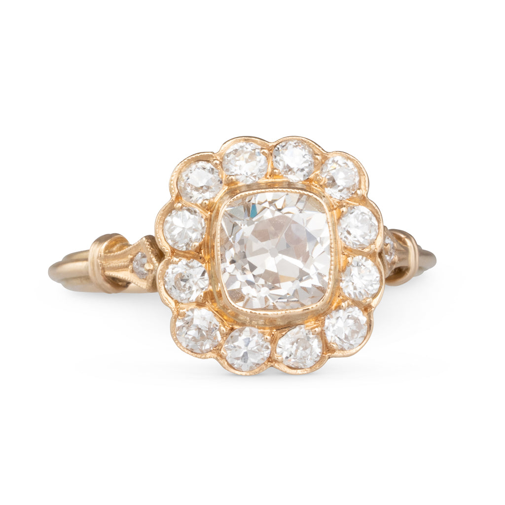 Diamond Cluster Ring