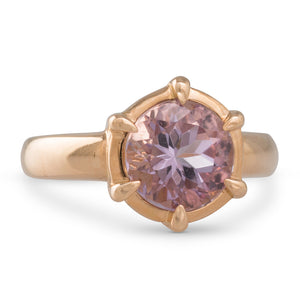 Rose Gold Amethyst Ring