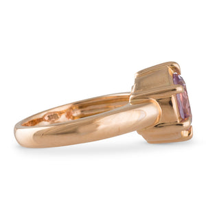 Rose Gold Amethyst Ring