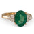 Zambian Emerald & Diamond Ring