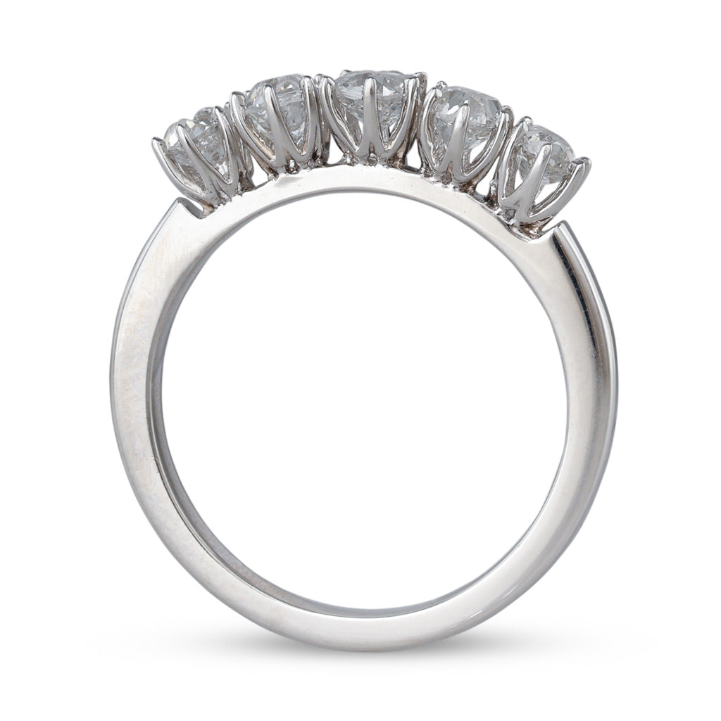 Old Cut Five Stone Diamond Ring