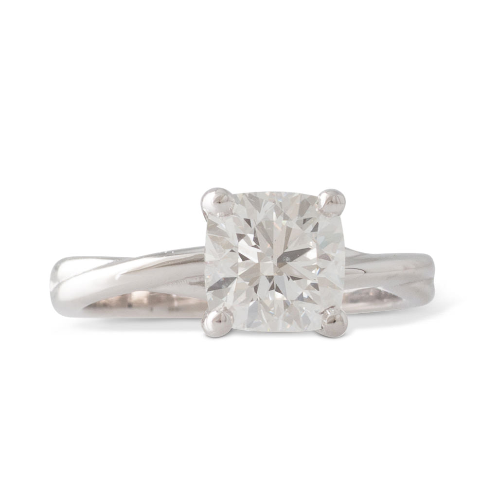 Cushion Cut Diamond Solitaire