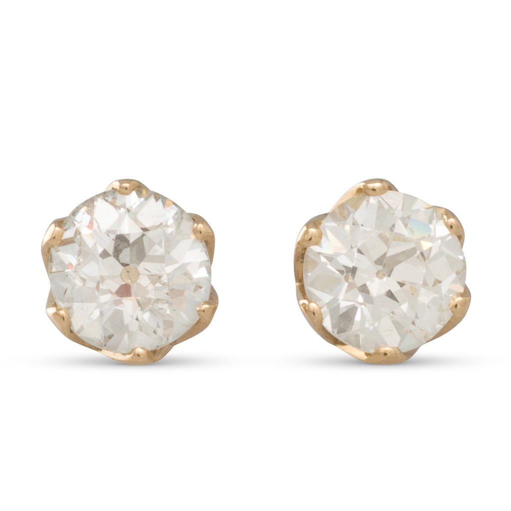 Diamond Studs Totalling 4.13ct