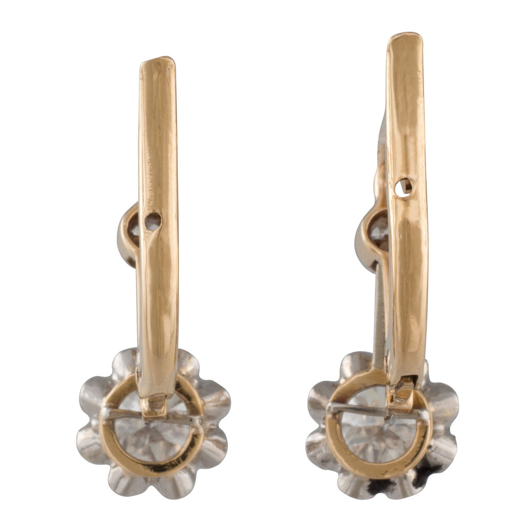 French Diamond Earrings