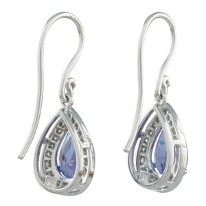 Tanzanite and Diamond Earrings