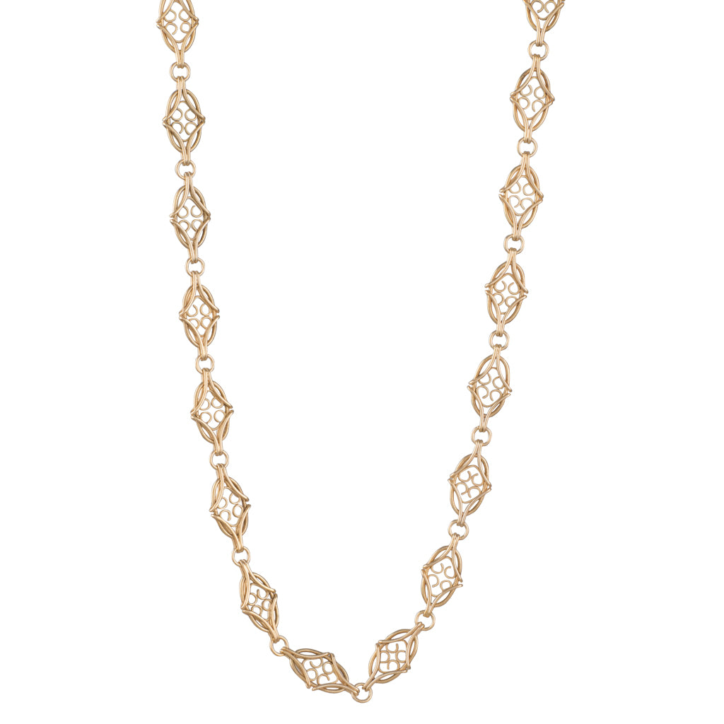 Antique Gold Filigree Chain