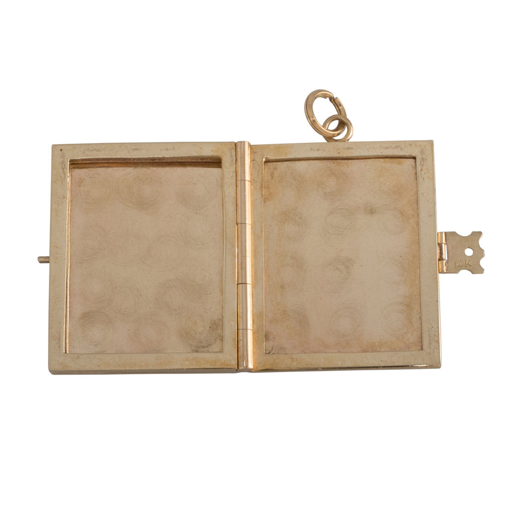 Book Locket with Four Frames