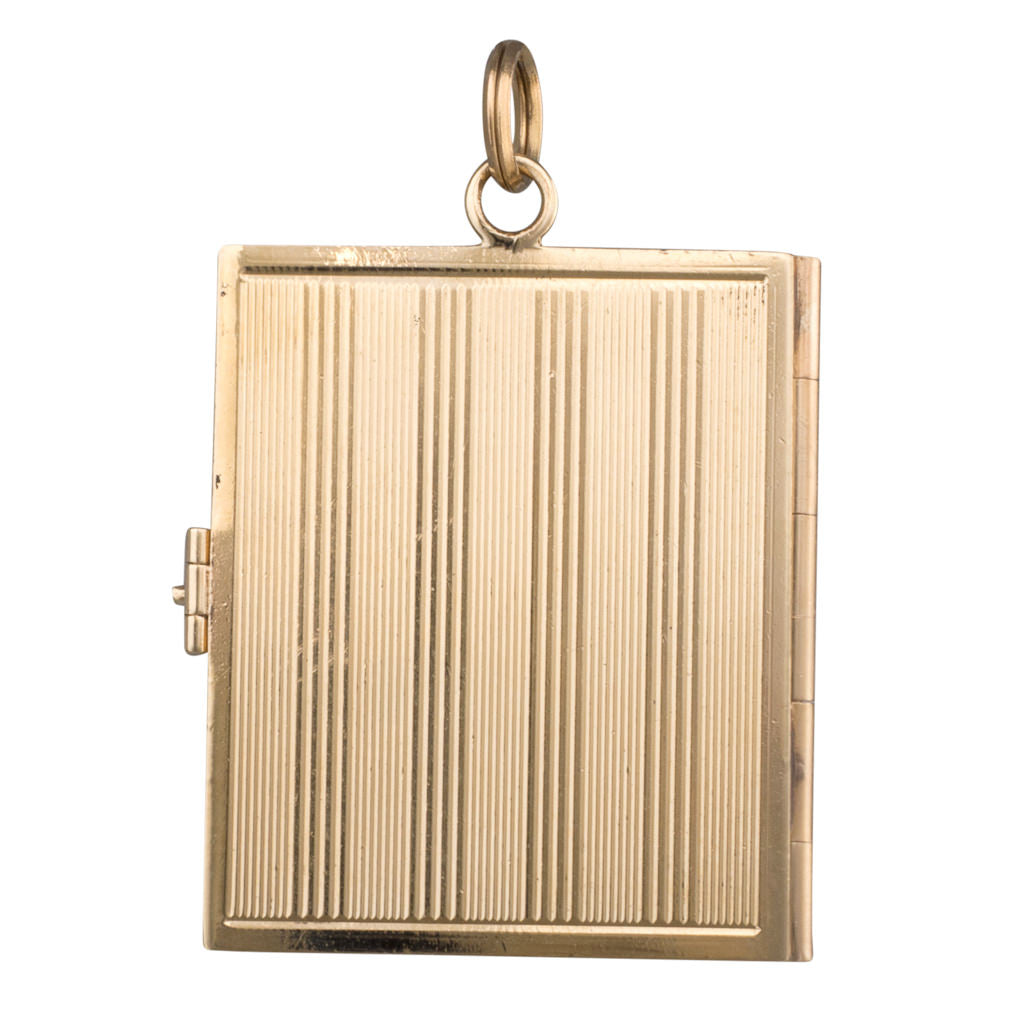 Book Locket with Four Frames