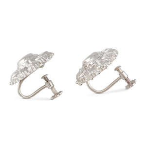 A Pair of Antique Silver Earrings