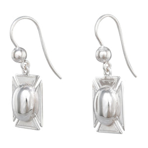 A Pair of Antique Silver Earrings