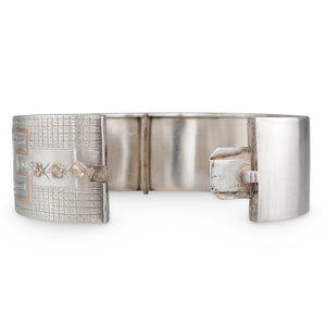 A Silver & Gold Bangle