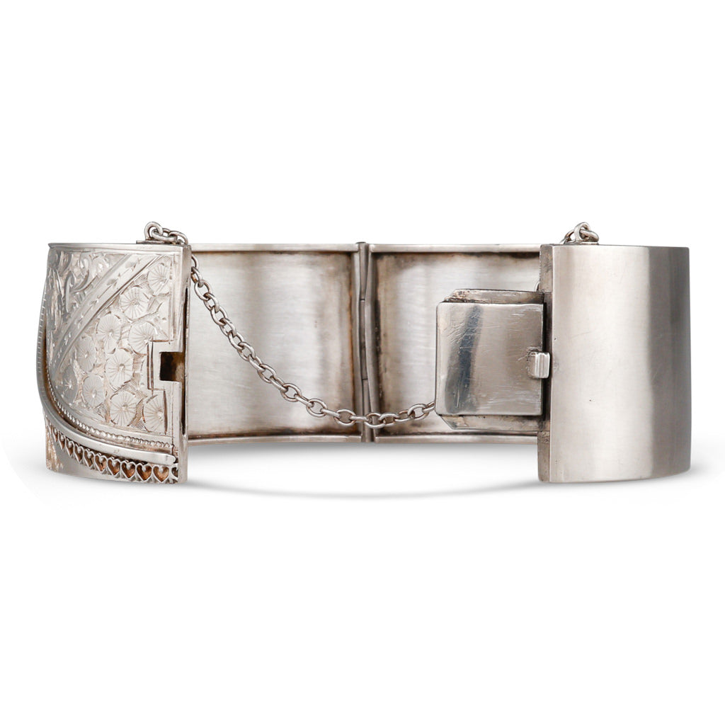 A Silver & Gold Bangle