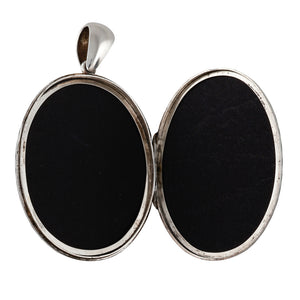 Large Silver Locket