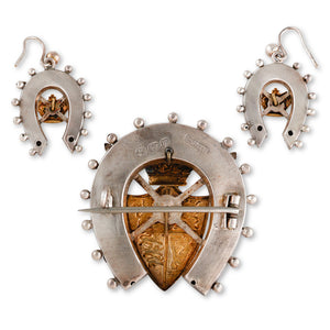 Victorian Brooch & Earrings (Boxed)