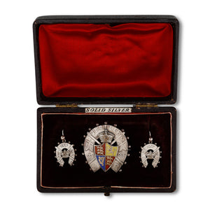 Victorian Brooch & Earrings (Boxed)