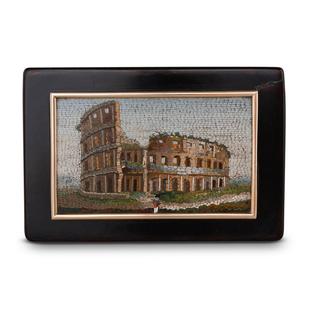 A Micromosaic Snuff Box