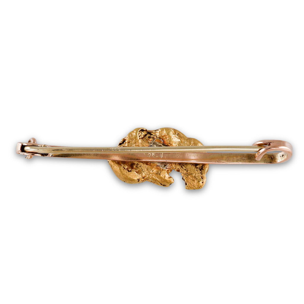Gold Nugget Brooch