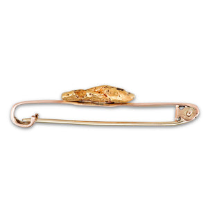 Gold Nugget Brooch