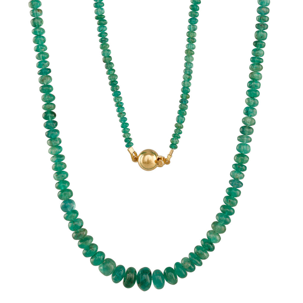 Emerald Beaded Necklace