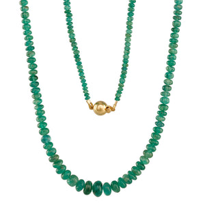 Emerald Beaded Necklace