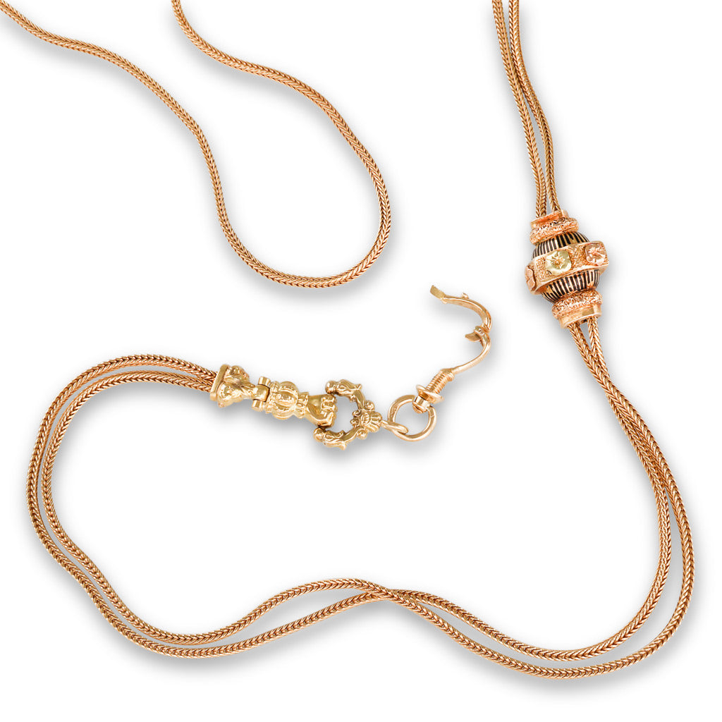 Antique Gold Chain with Slider