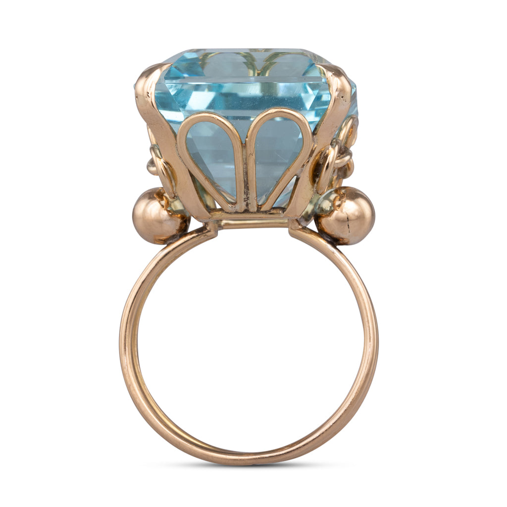30.29ct Aquamarine Cocktail Ring