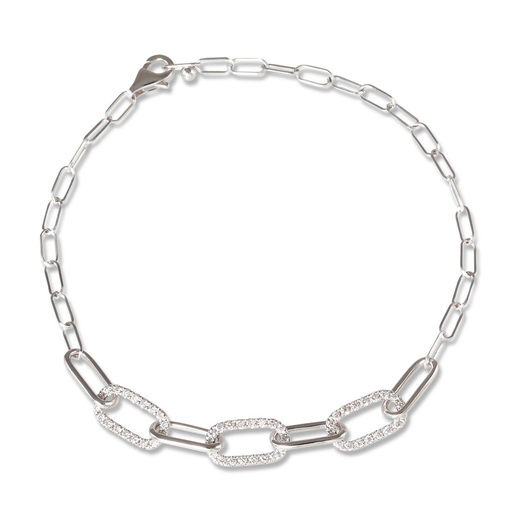 White Gold Diamond Bracelet