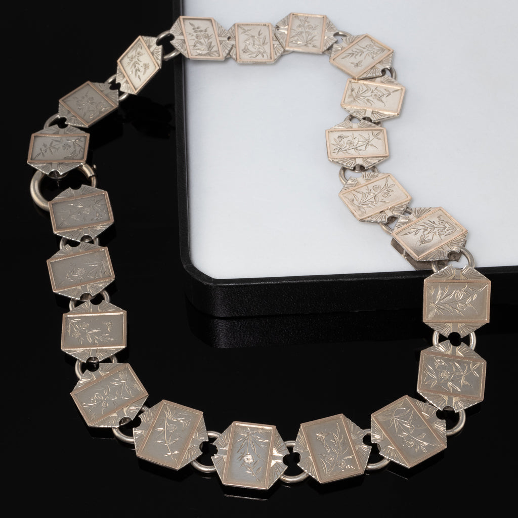 Victorian Era Silver Collar