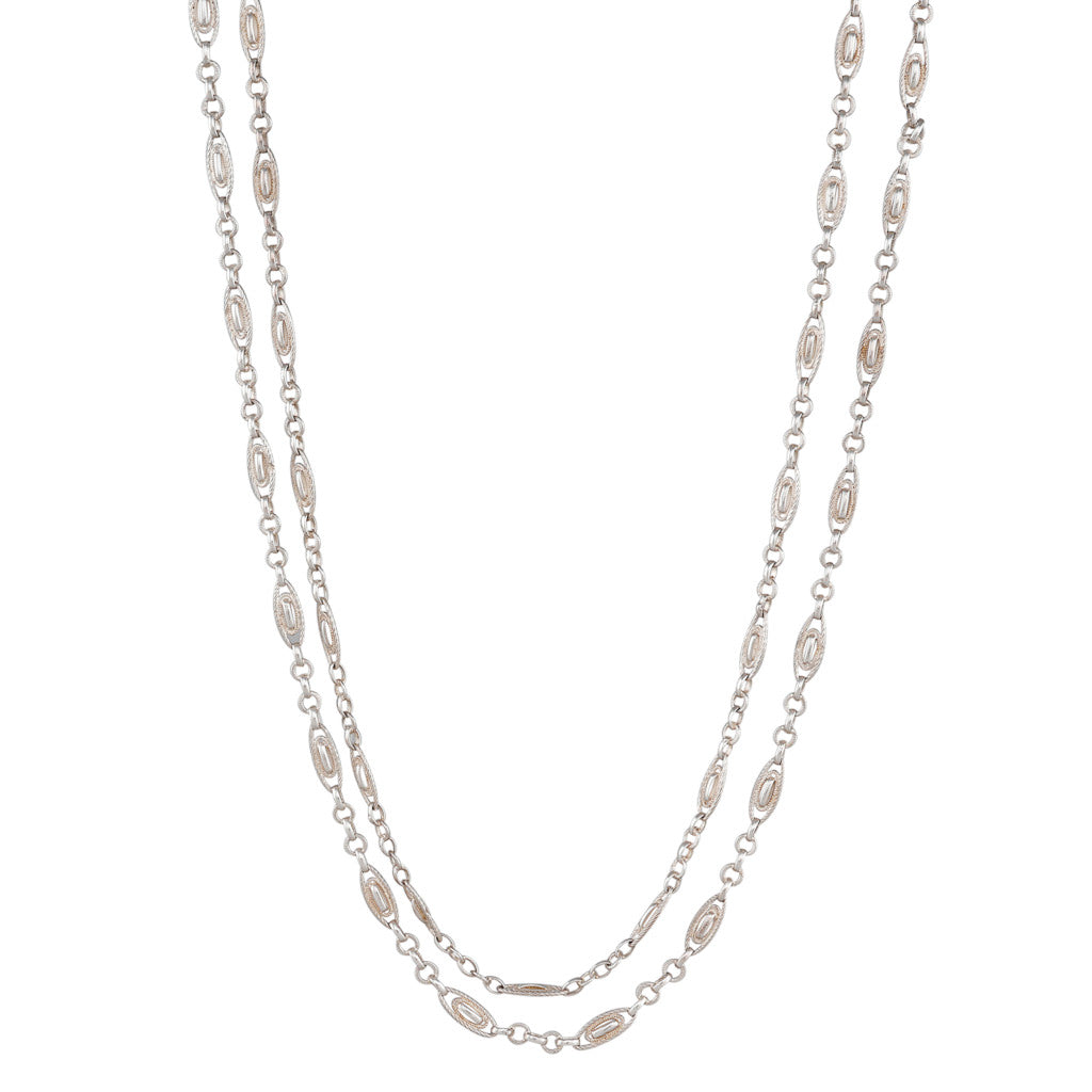 Antique Silver Guard Chain