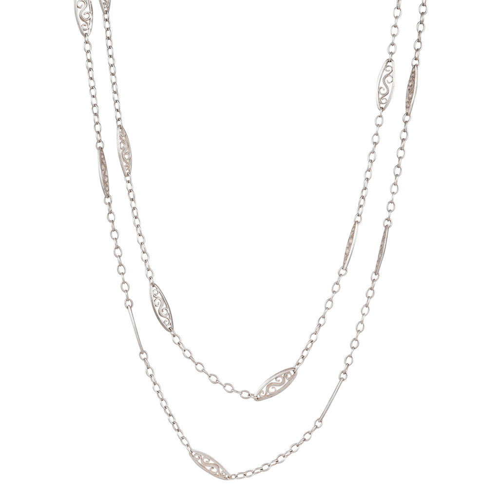 Antique Silver Guard Chain