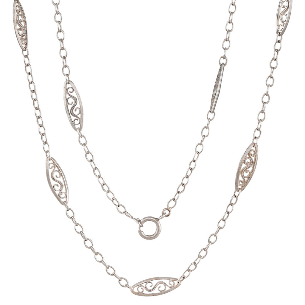 Antique Silver Guard Chain