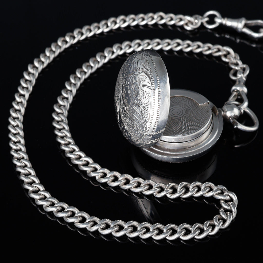 Antique Silver Sovereign Case