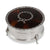 Round Sterling Silver & Pique Box