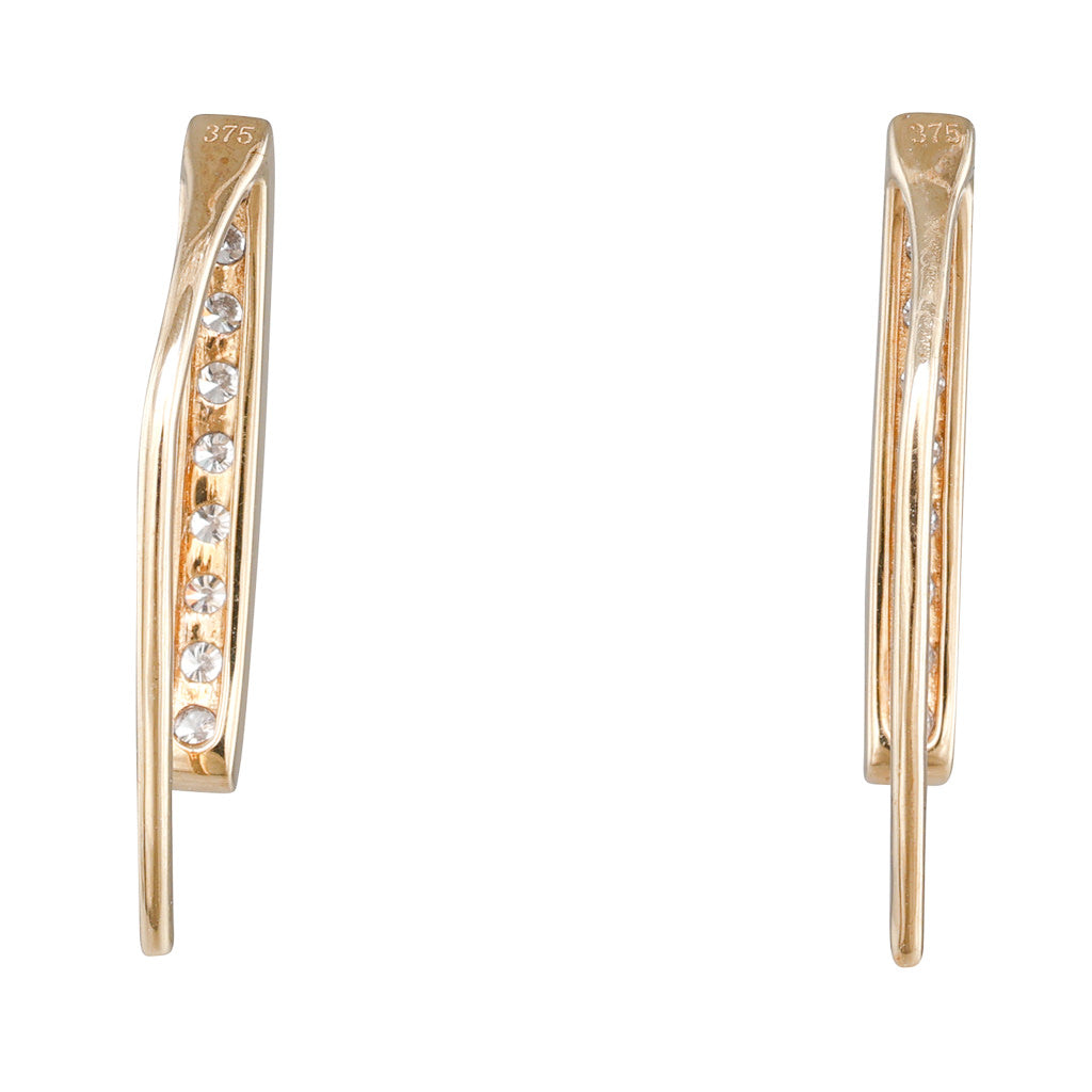 Diamond Line Earrings
