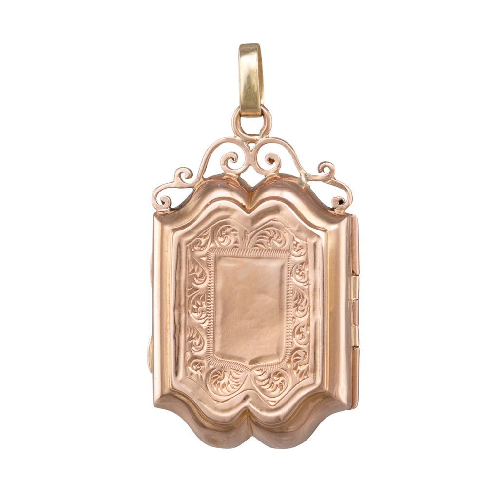 Antique Engraved French Locket