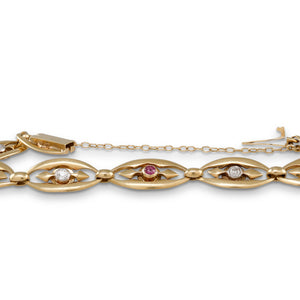 Diamond and Ruby Bracelet